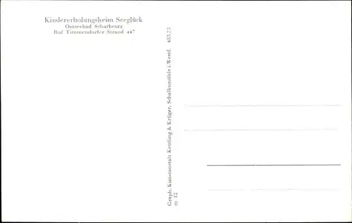 Ak Scharbeutz in Ostholstein, Ostseebad, Kindererholungsheim Seeglück, Kinder in Aktion