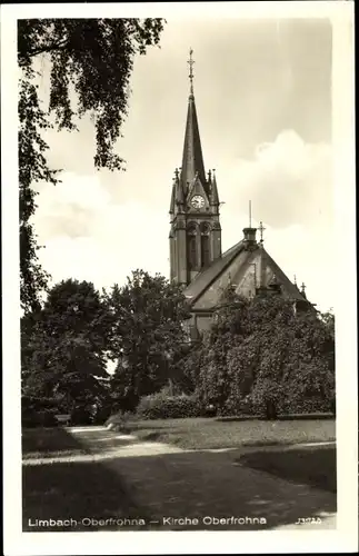 Ak Limbach Oberfrohna Sachsen, Kirche Oberfrohna