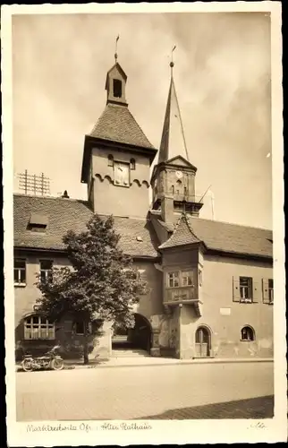 Ak Marktredwitz im Fichtelgebirge, Altes Rathaus