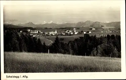 Ak Scheidegg im Allgäu Schwaben, Gesamtansicht