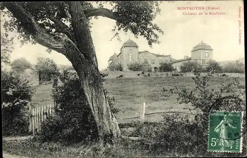 Ak Montrottier Rhône, Chateau de la Roulliere