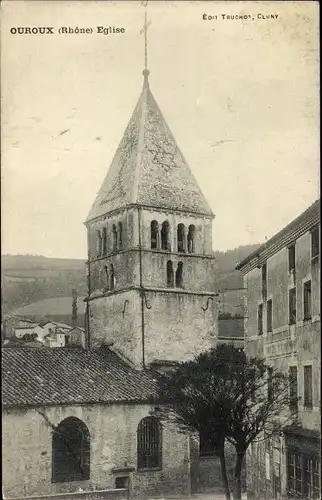 Ak Ouroux Rhône, Eglise