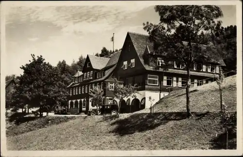 Ak Reinerzau Alpirsbach im Schwarzwald, Kurhaus mit christlicher Hausordnung, Dr. Baader