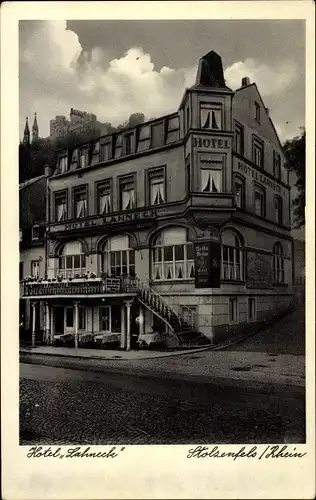 Ak Stolzenfels Koblenz am Rhein, Hotel Lahneck