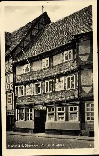 Ak Höxter an der Oberweser, Gasthof zur Guten Quelle