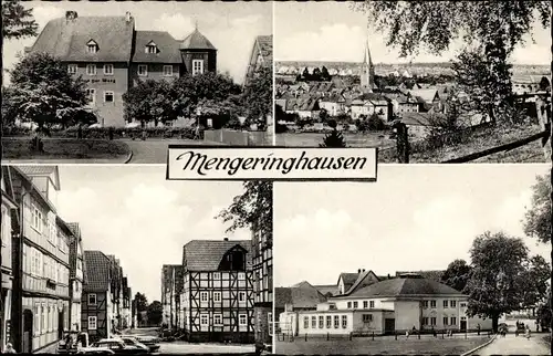 Ak Mengeringhausen Bad Arolsen Hessen, Teilansicht, Strassenansicht, Gasthaus