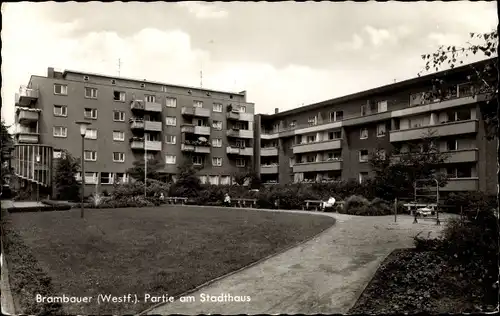 Ak Brambauer Lünen in Westfalen, Partie am Stadthaus