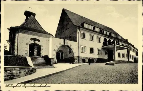 Ak St. Ingbert im Saarpfalz Kreis, Blick auf das Bezirkskrankenhaus