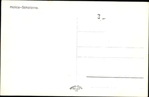 Ak Holice v Čechách Holitz Region Pardubice, Sokolovna