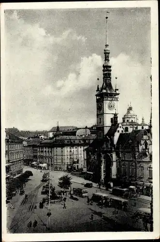 Ak Olomouc Olmütz Stadt, Radnice, Rathaus