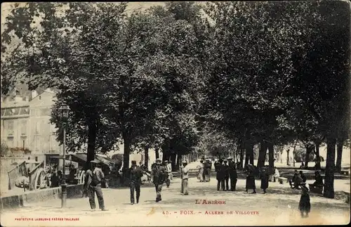 Ak Foix Ariege, Allees de Villotte
