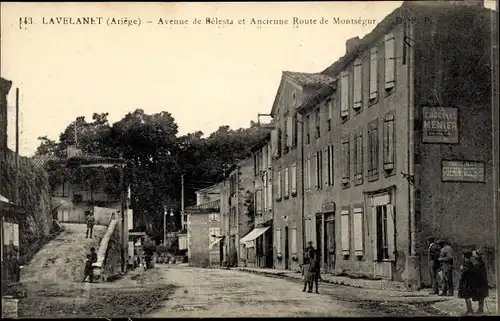 Ak Lavelanet Ariege, Avenue de Belesta, Ancienne Route de Montsegur