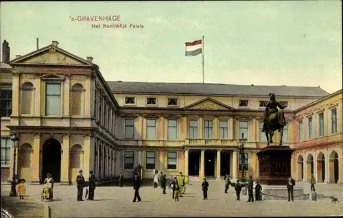 Ak 's Gravenhage Den Haag Südholland, Het Koninklijk Paleis, Königlicher Palast