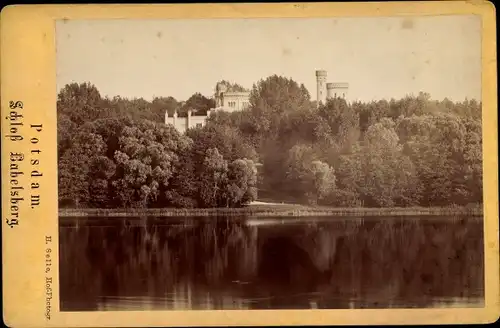 Foto Babelsberg Potsdam in Brandenburg, Blick zum Schloss Babelsberg