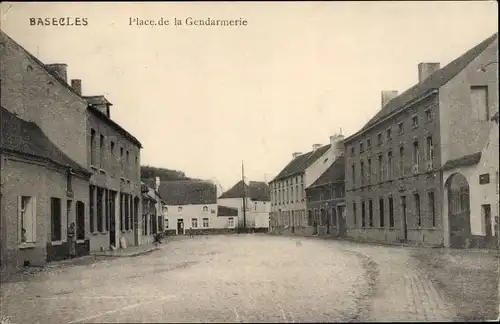 Ak Basecles Wallonien Hennegau, Place de la Gendarmerie