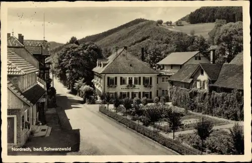 Ak Nordrach Baden Württemberg, Straßenpartie, Kurhaus mit Gartenanlagen