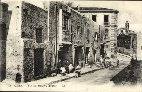 Ak Oran Algerien, Vieilles Maisons Arabes