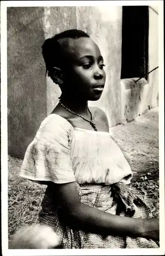 Ak Niger, Niamey, Type de jeune fille indigene, Afrikanerin