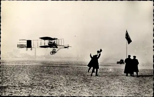 Ak Aviation, Farman sur biplan Voison, gagne le prix Deutsch Archdeacon, 1908