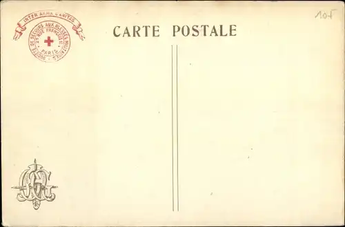 Ak Musée de l'Armée, Campagne 1914-1916, Biplan Francais criblé de balles, Canon Francais de 90