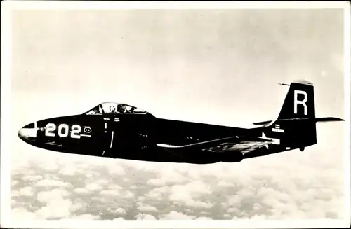 Ak Mc Donnell F2H 1 Banshee, 202 R, Jagdbomber, Amerikanisches Militärflugzeug