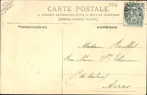 Ak Fresnes en Woëvre Meuse, La Rue de Verdun