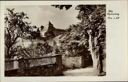 Ak Augustusburg im Erzgebirge, Blick auf das Schloss