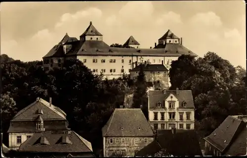 Ak Augustusburg im Erzgebirge, Blick auf das Heimatmuseum, Schloss