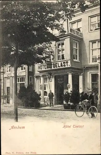 Ak Arnhem Gelderland Niederlande, Hotel Toelast