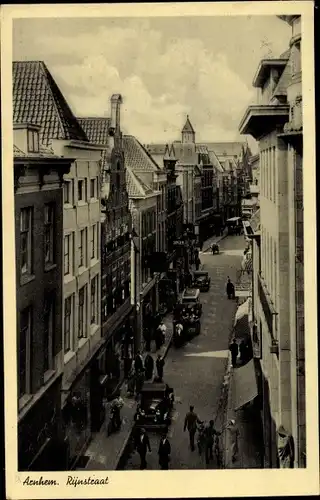 Ak Arnhem Gelderland Niederlande, Rijnstraat