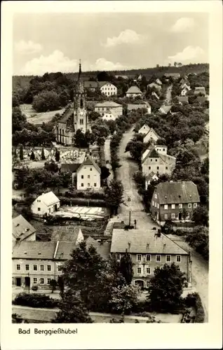 Ak Berggießhübel in Sachsen, Kirchberg, Blick über den Ort
