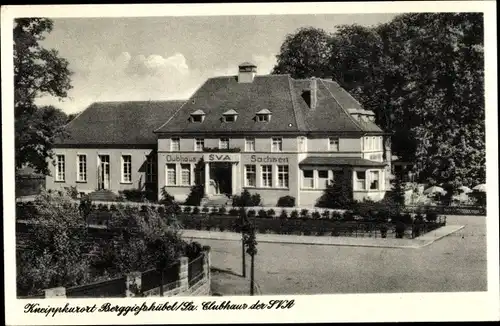 Ak Berggießhübel in Sachsen, Clubhaus der SVA
