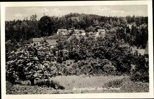 Ak Zwiesel Berggießhübel in Sachsen, Teilansicht