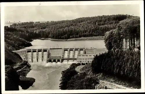 Ak Kriebstein Mittelsachsen, Zschopau Talsperre