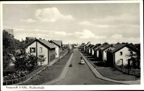 Ak Knapsack Hürth Nordrhein Westfalen, Grubenstraße, Siedlung