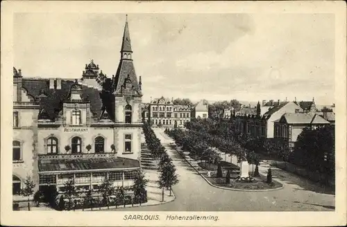 Ak Saarlouis im Saarland, Hohenzollernring