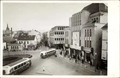 Foto Ak Lüdenscheid im Märkischen Kreis, Straßenstern, Omnibus