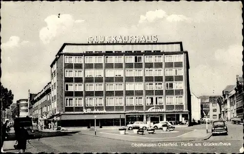 Ak Osterfeld Oberhausen Nordrhein Westfalen, Glückaufhaus