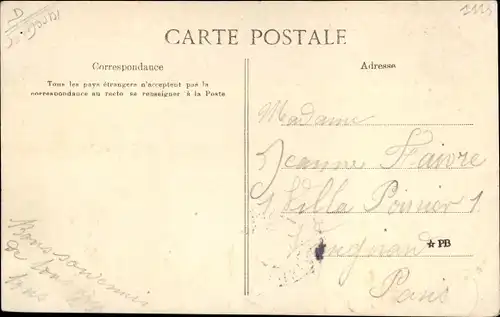 Ak Doubs Frankreich, Secheresse de 1906, L'Embarcadere au Saut