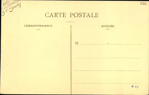 Ak Besançon Doubs, Inondations 1910, Les Ravins de la Rue Claude Pouillet