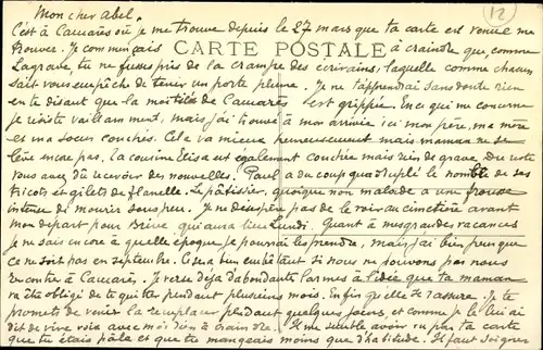 Ak Camares Aveyron, Place du Pont Neuf