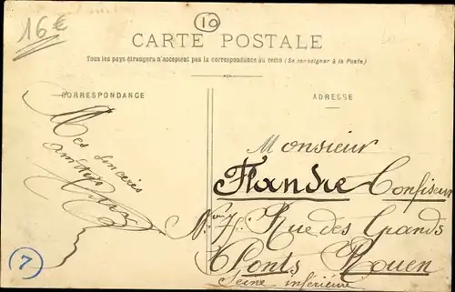 Ak Brienne le Château Aube, Rue de l'Ecole Militaire