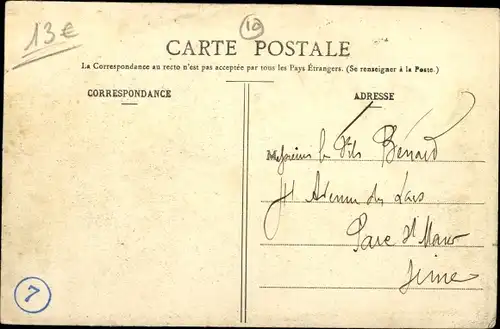 Ak Brienne le Château Aube, Rue du Pont