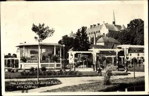 Ak Lapalisse Allier, Le Jardin Public, Le Chateau