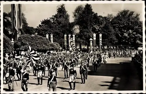 Ak Genève Genf Schweiz, Cortege du IIeme millenaire, Festzug