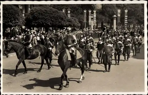 Ak Genève Genf Schweiz, Cortege du IIeme millenaire, Festzug