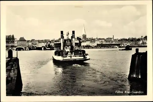 Ak Gaarden Kiel in Schleswig Holstein, Fähre