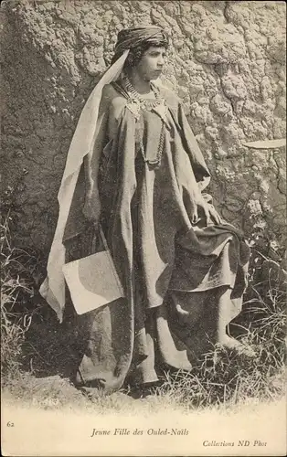 Ak Jeune Fille des Ouled Nails, Maghreb