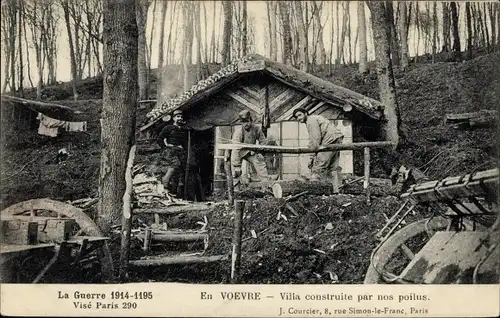 Ak En Voeuvre, Villa construite par nos poilus, I WK