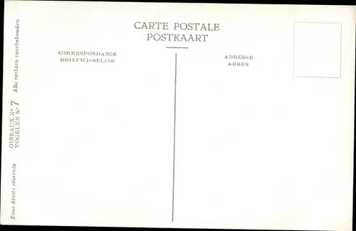 Künstler Ak Dupond, Hub., Motacilla cinerea cinerea Tunst, Grote Gele Kwikstaart Nr. 7